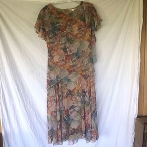 Vintage Holly Harp Floral Dress